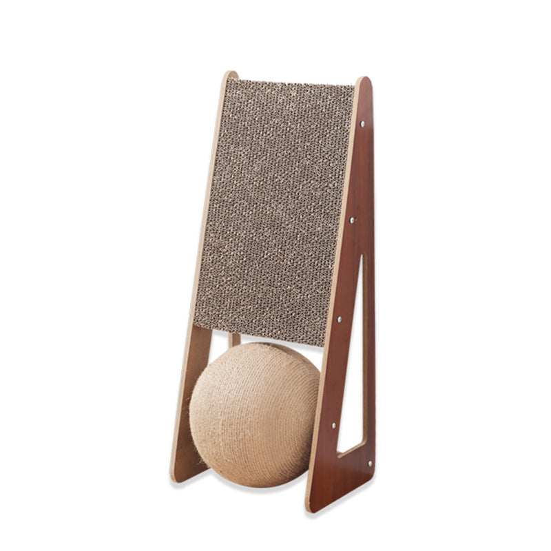 Corrugated Paper Pet Scratching Board Toy For Claw Care And Play