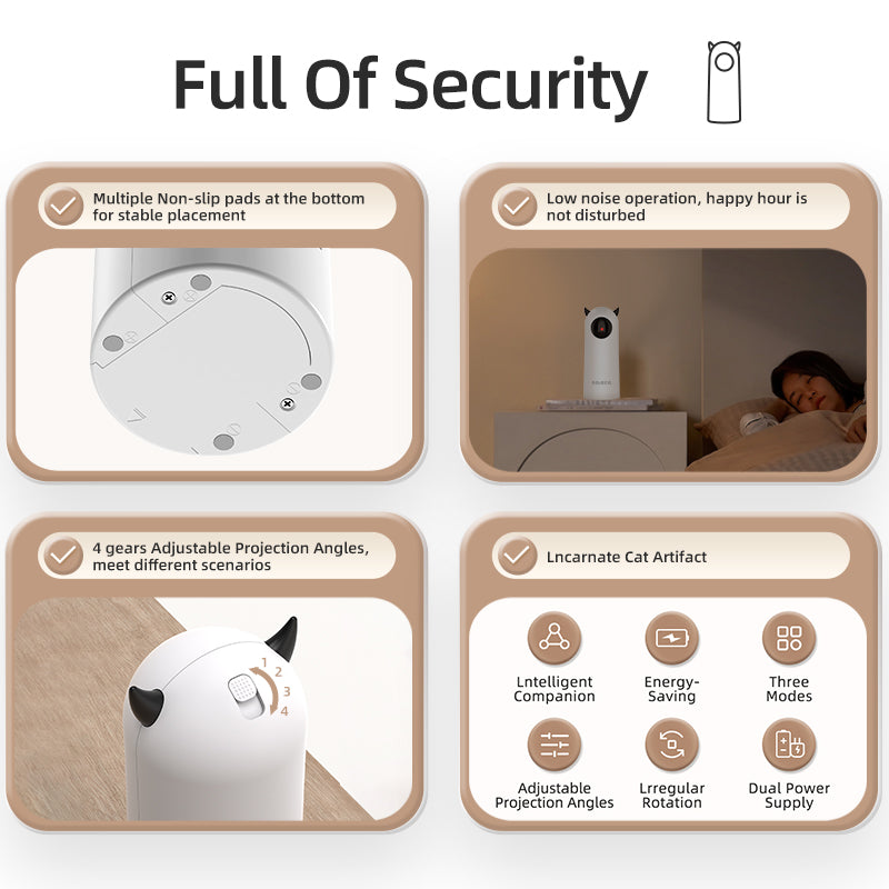 Electric Automatic Infrared Teaser Toys