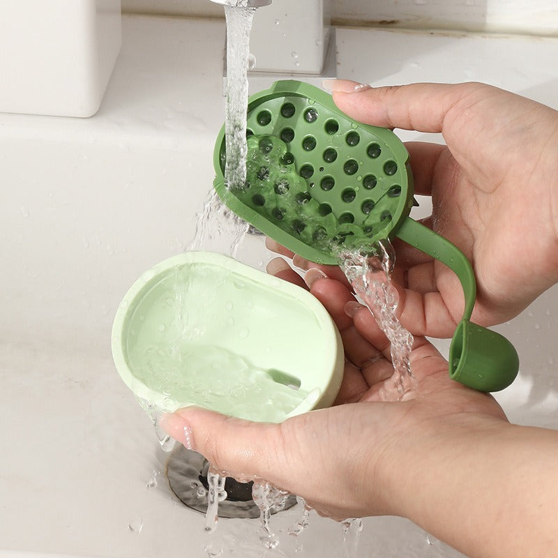 Soft Gel Pet Shampoo Brush For Bath Massage And Cleaning