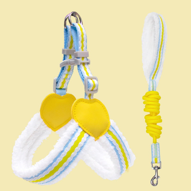 Breathable Pet Chest Vest Leash For Comfortable Walking