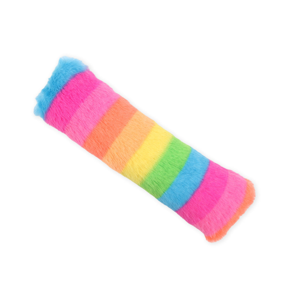 Interactive Soft Pet Toy Pillow With Crinkle Sound And Catnip For Exercise