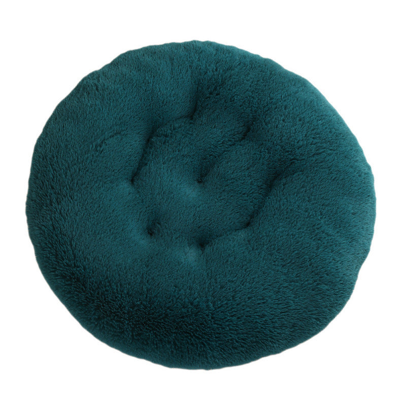 Round Plush Pet Bed Mat For Warm And Comfortable Sleep