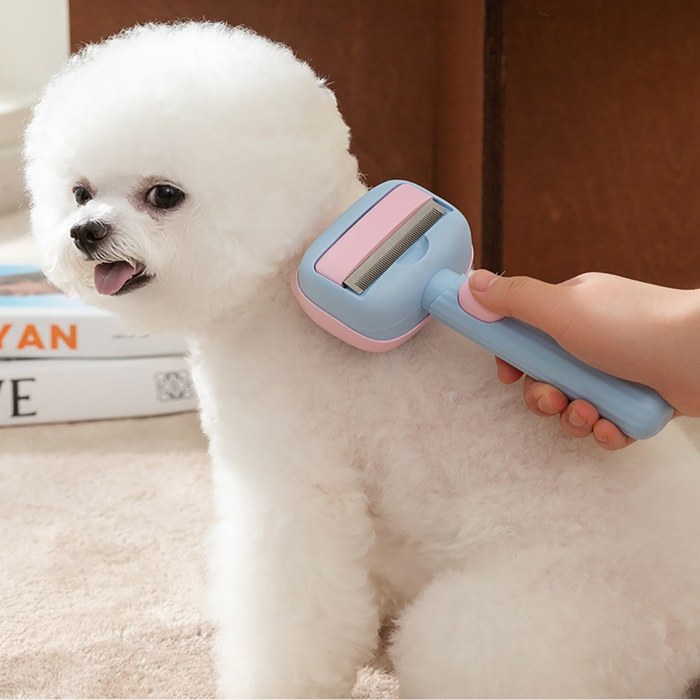 Pet Deshedding Grooming Brush For Reducing Shedding And Tangles