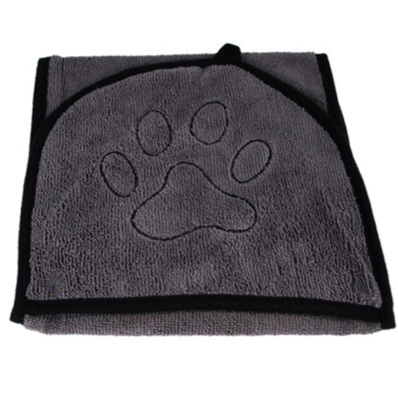 Absorbent Pet Bath Towel For Quick Drying And Cleaning