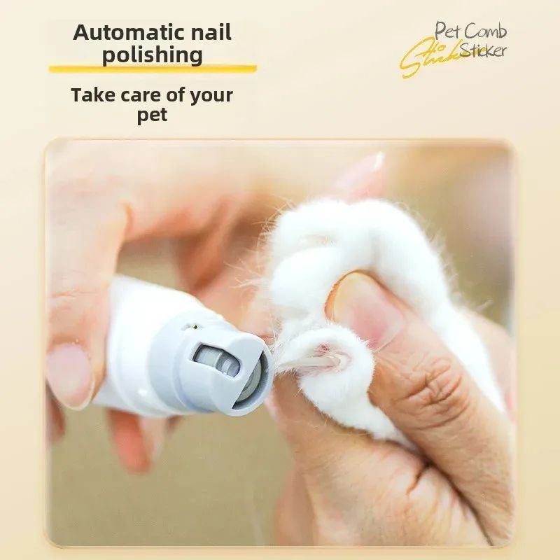 Rechargeable 2 In 1 Pet Nail Trimmer And Grooming Comb