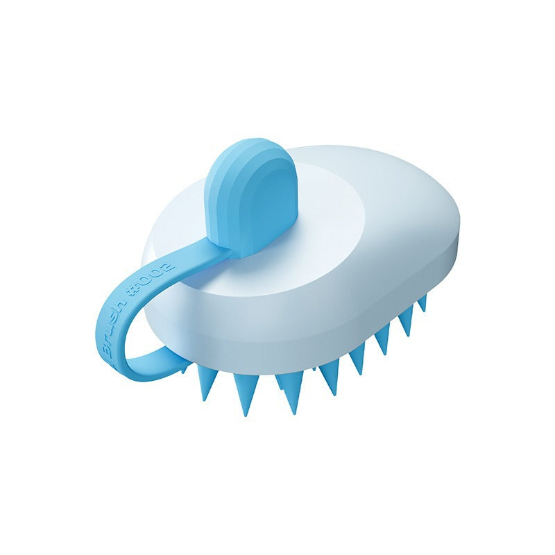 Soft Gel Pet Shampoo Brush For Bath Massage And Cleaning
