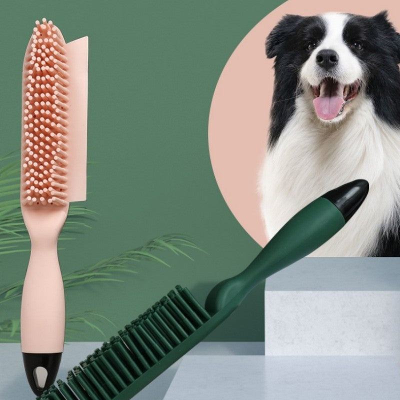 Pet Hair Remover Massage Brush Comb For Grooming And Cleaning Loose Fur
