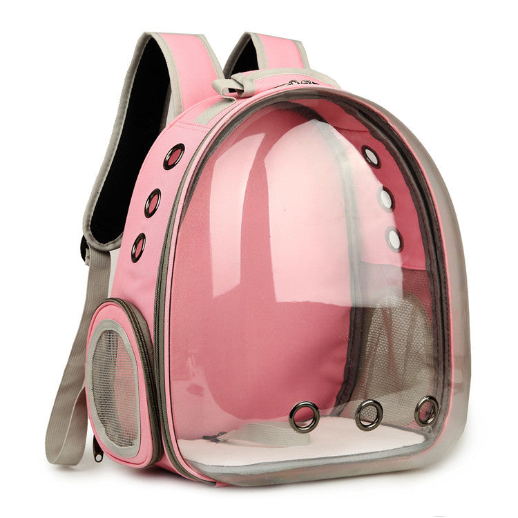 Portable Pet Bubble Backpack Carrier With 360 Degree View Space Capsule Design
