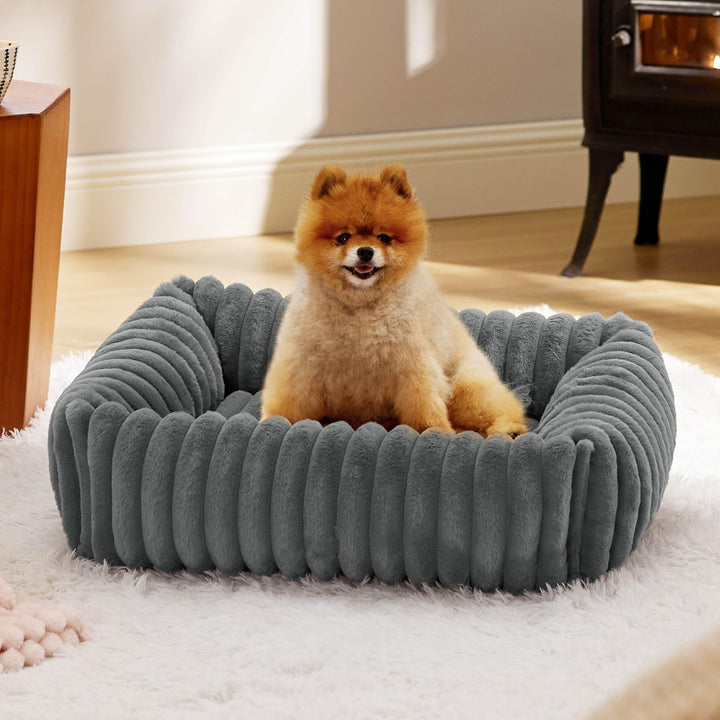 All Season Plush Pet Bed For Warm And Cozy Comfort