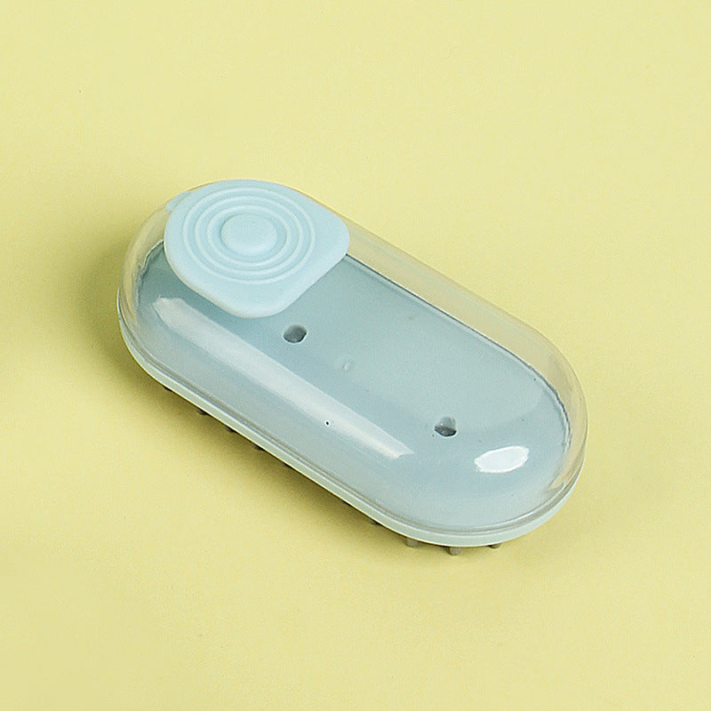 Pet Bath Massage Brush With Hair Removal And Deep Cleaning Design
