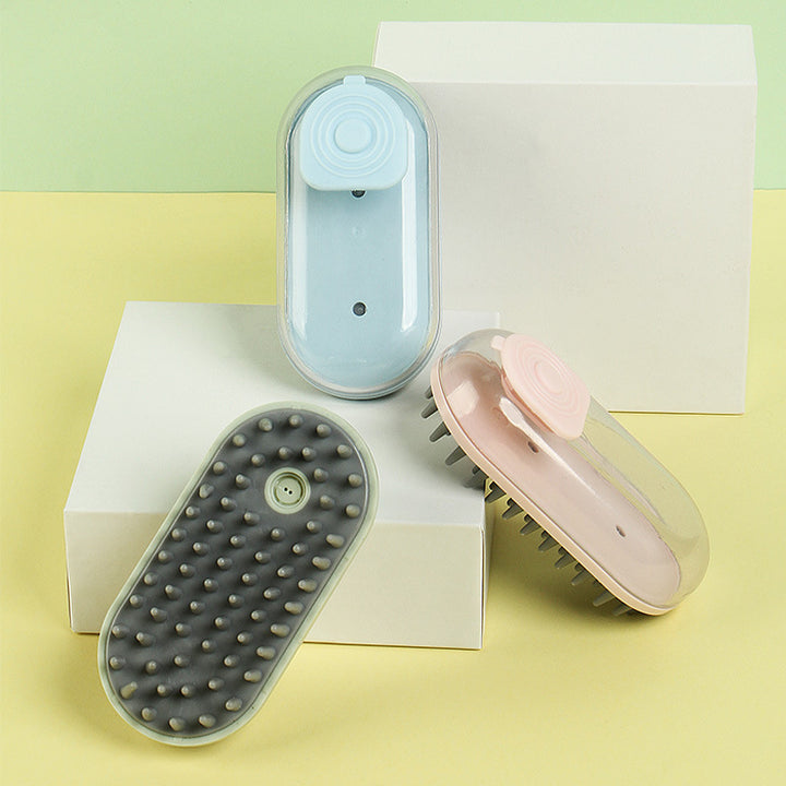 Pet Bath Massage Brush With Hair Removal And Deep Cleaning Design
