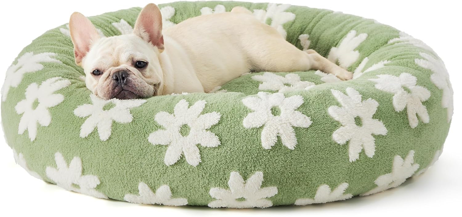 Round All Season Pet Bed For Warm And Cozy Comfort