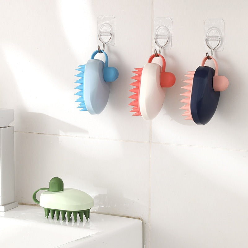 Soft Gel Pet Shampoo Brush For Bath Massage And Cleaning