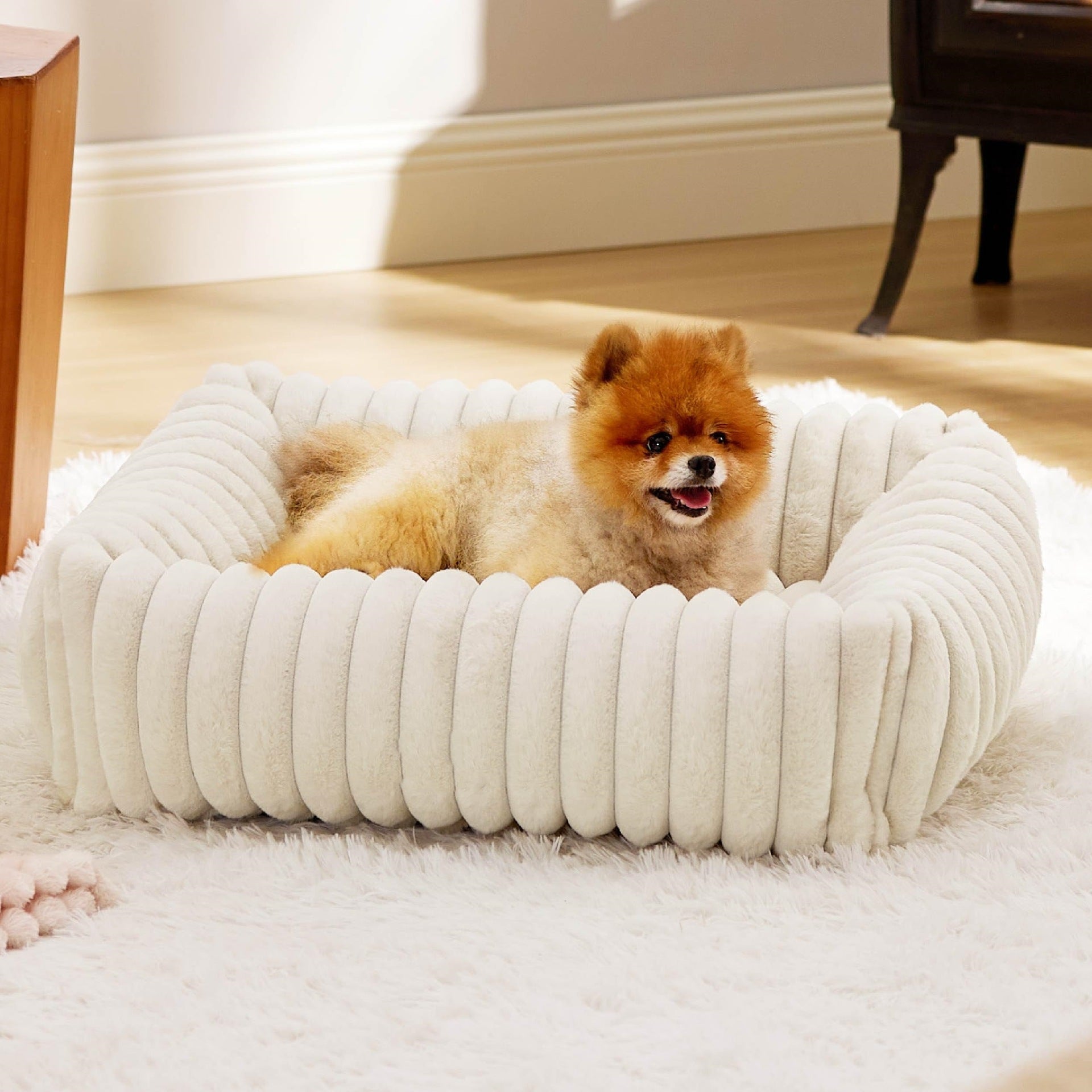 All Season Plush Pet Bed For Warm And Cozy Comfort