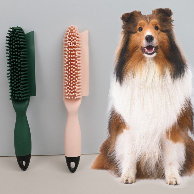 Pet Hair Remover Massage Brush Comb For Grooming And Cleaning Loose Fur