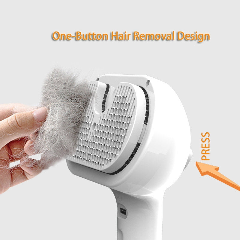 Self Cleaning Pet Grooming Comb With Built In Mist Feature