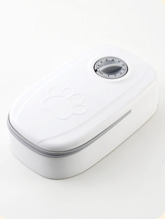 Smart Automatic Pet Food Feeder With Timer And Stainless Steel Bowl For Scheduled Feeding
