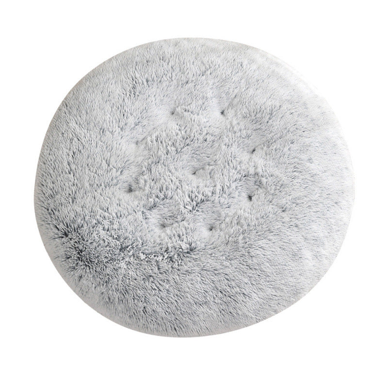 Round Plush Pet Bed Mat For Warm And Comfortable Sleep