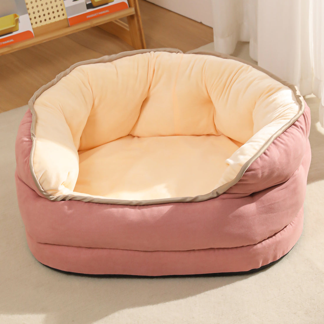 Plush Pet Sofa Bed With Thick Washable Warm Design