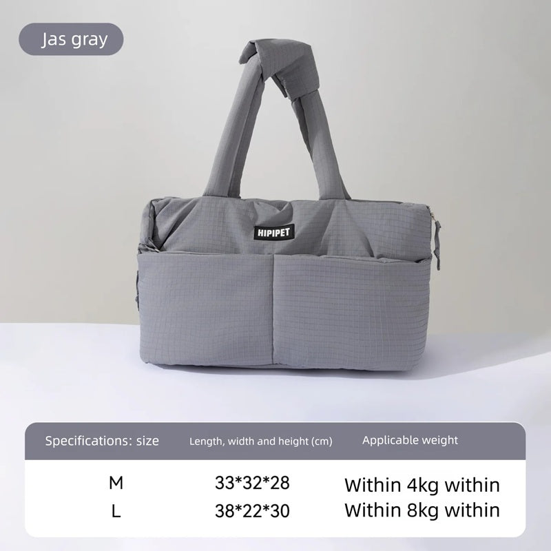 Portable Pet Car Seat Carrier With Adjustable Safety Leash For Small Pets