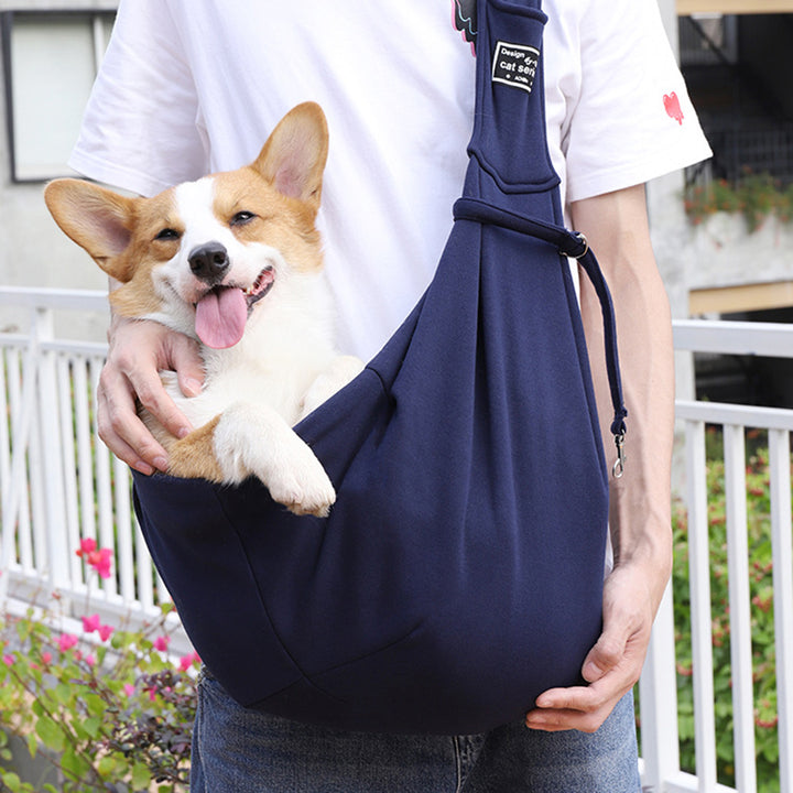 Portable Pet Carrier Shoulder Bag For Comfortable Travel And Outdoor Use