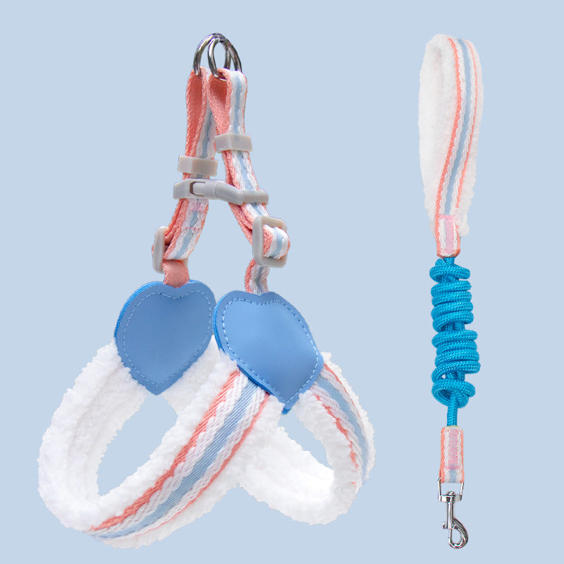 Breathable Pet Chest Vest Leash For Comfortable Walking