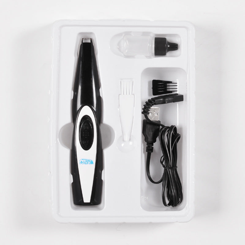 Rechargeable Pet Nail Grinder And Hair Trimmer Grooming Tool