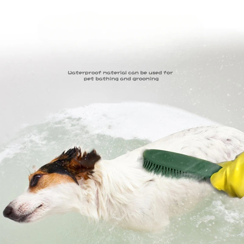 Pet Hair Remover Massage Brush Comb For Grooming And Cleaning Loose Fur