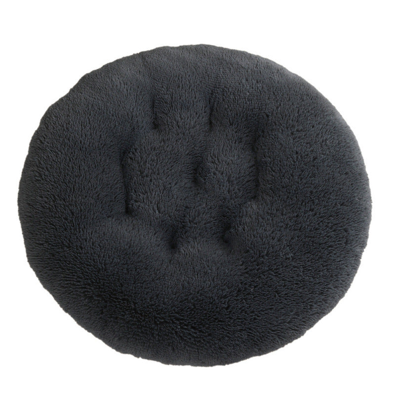 Round Plush Pet Bed Mat For Warm And Comfortable Sleep