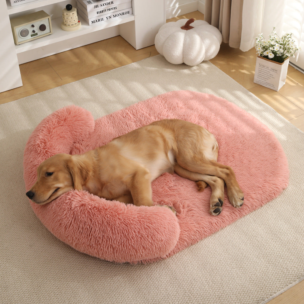 Plush Pet Bed Cushion For Warm And Cozy Comfort