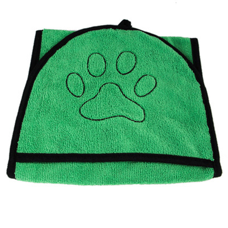 Absorbent Pet Bath Towel For Quick Drying And Cleaning