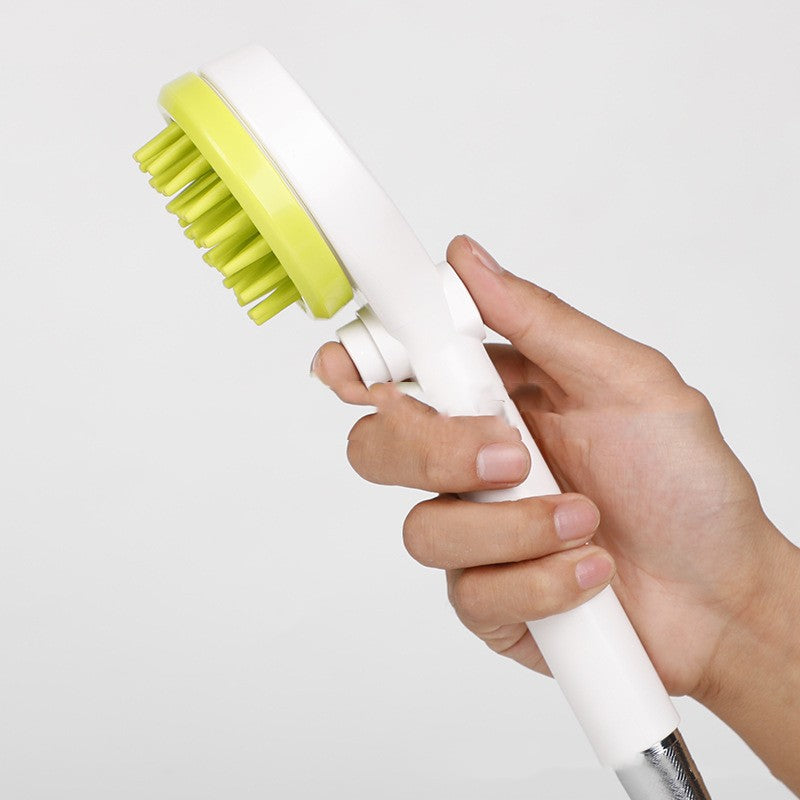Pet Cleaning Tool With Massage Comb Bath Brush Shower Head