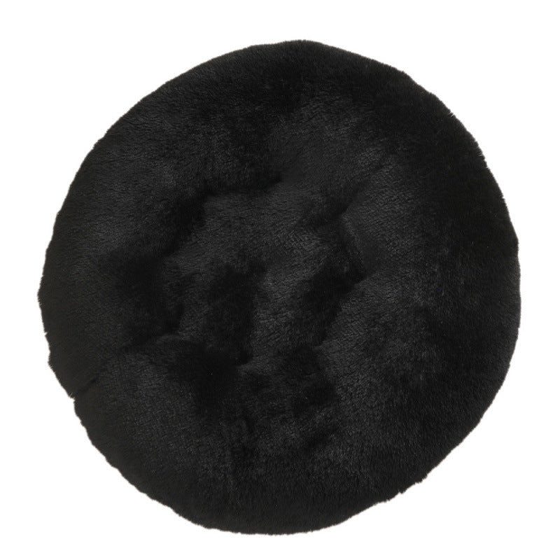 Round Plush Pet Bed Mat For Warm And Comfortable Sleep