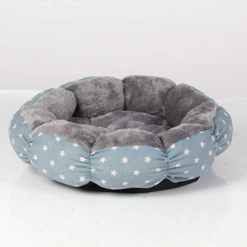 Calming Donut Pet Bed With Fluffy Round Comfortable Design
