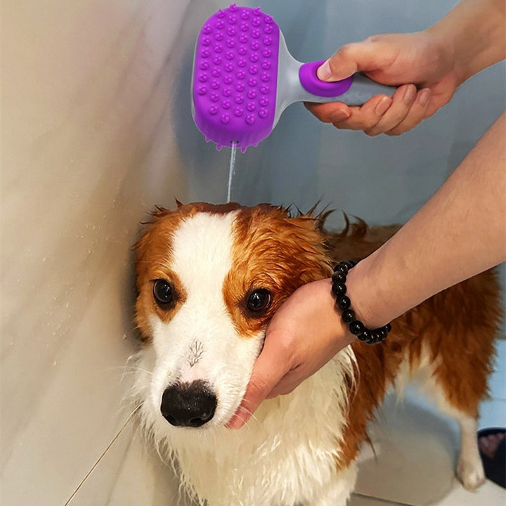 Pet Shower Brush For Bathing And Hair Cleaning And Grooming
