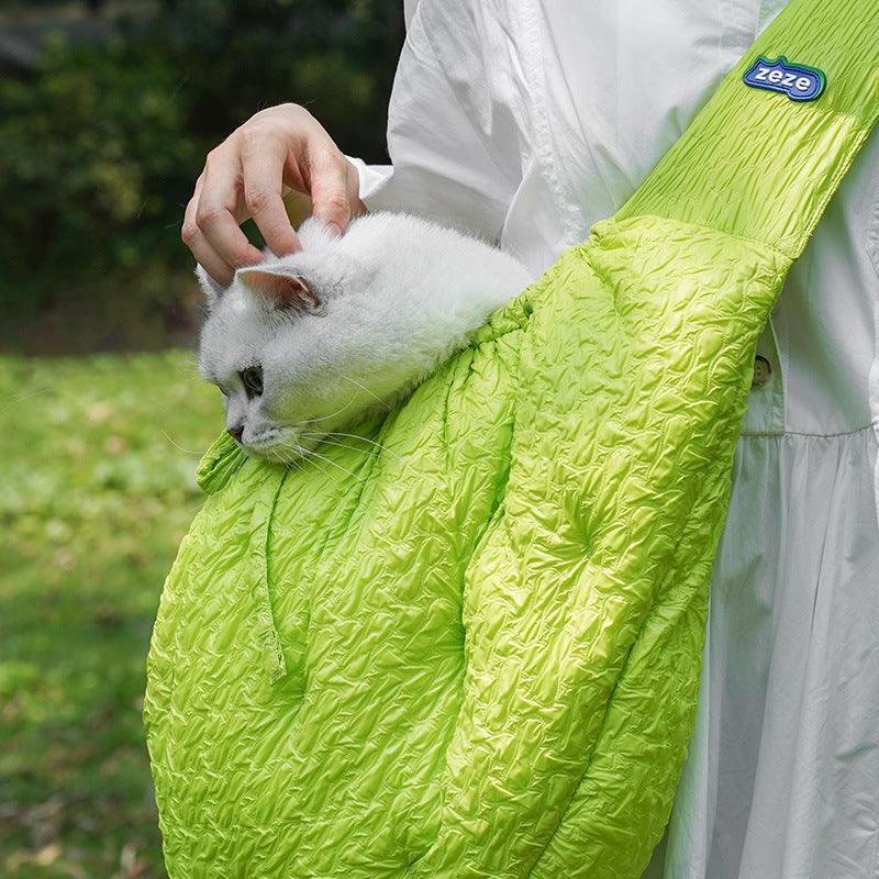 Portable Pet Shoulder Carrier Bag For Comfortable Travel And Outdoor Use