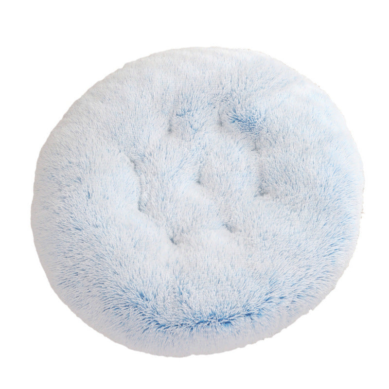 Round Plush Pet Bed Mat For Warm And Comfortable Sleep