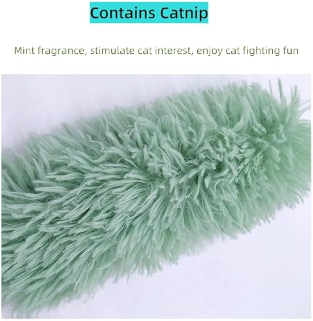 Interactive Soft Pet Toy Pillow With Crinkle Sound And Catnip For Exercise