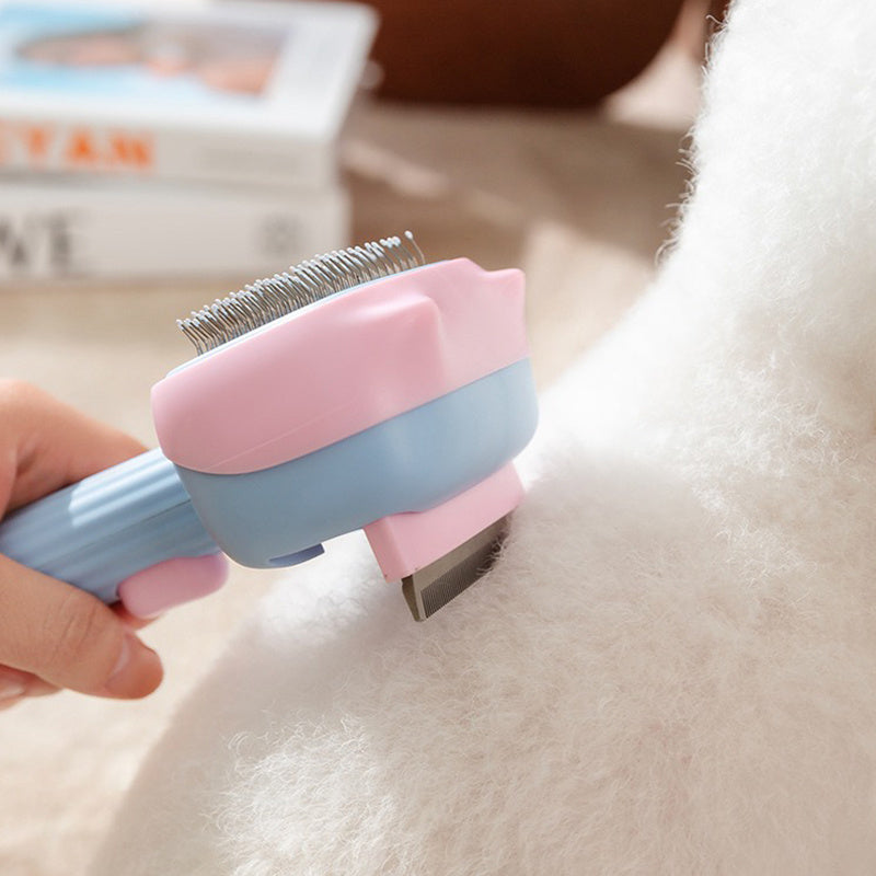 Pet Deshedding Grooming Brush For Reducing Shedding And Tangles