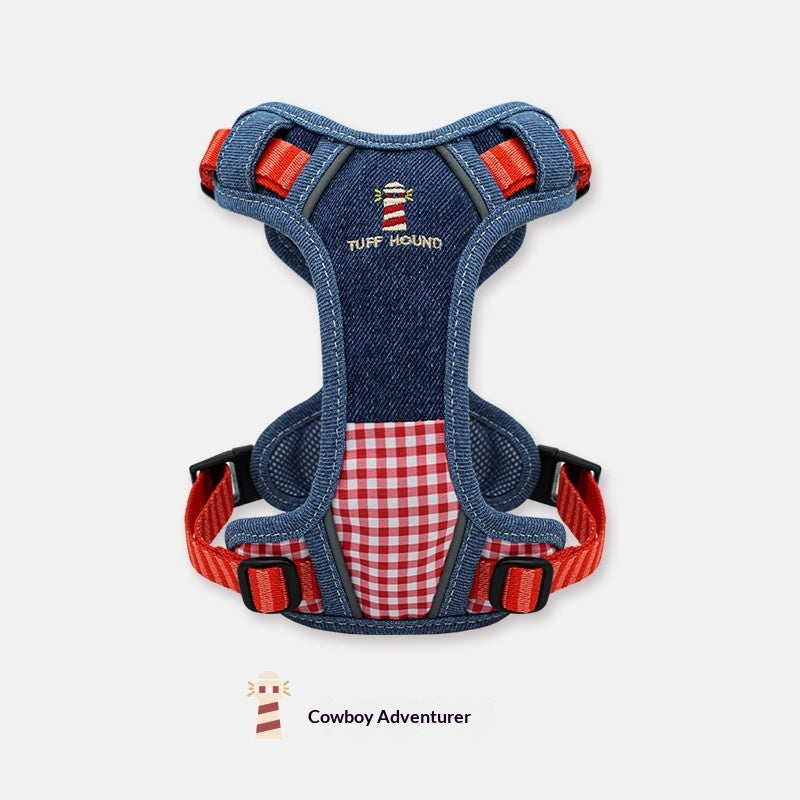 Pet Harness Vest-style Large Walking Leash Small To Medium Leash