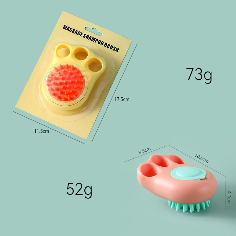 Pet Bath Massage Comb Brush For Cleaning And Grooming Care