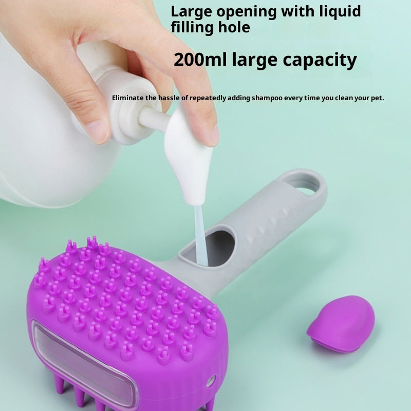 Pet Shower Brush For Bathing And Hair Cleaning And Grooming