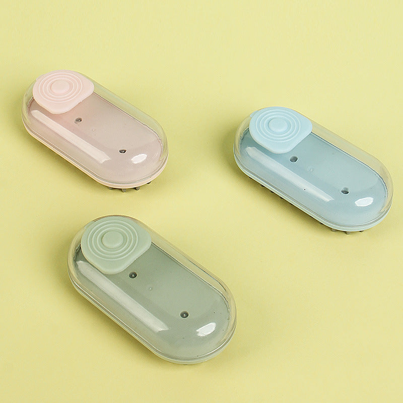 Pet Bath Massage Brush With Hair Removal And Deep Cleaning Design