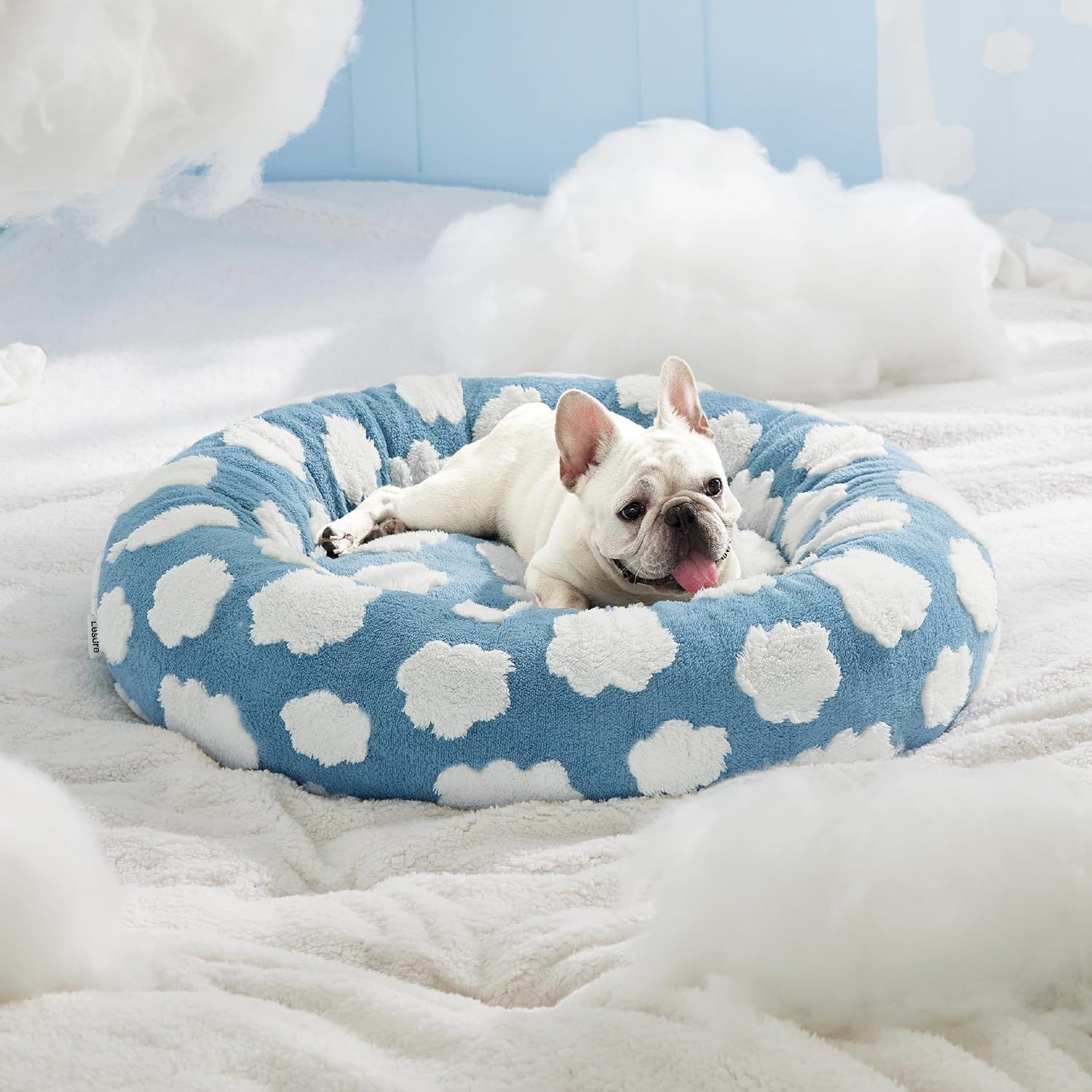 Round All Season Pet Bed For Warm And Cozy Comfort