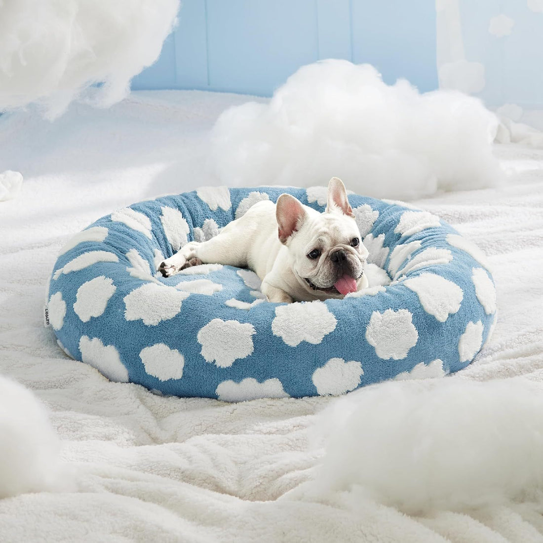 Round All Season Pet Bed For Warm And Cozy Comfort