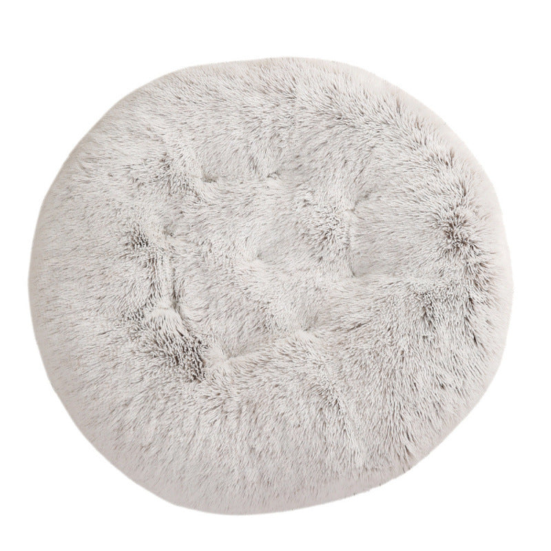 Round Plush Pet Bed Mat For Warm And Comfortable Sleep