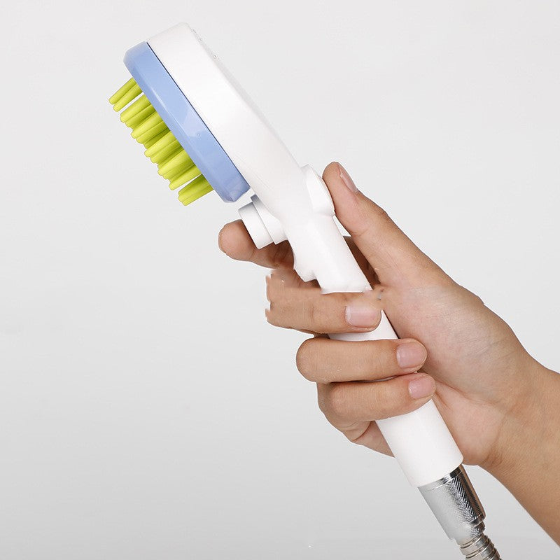 Pet Cleaning Tool With Massage Comb Bath Brush Shower Head