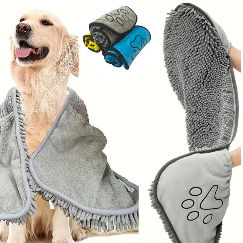 Quick Absorbent Pet Bath Towel For Fast Drying After Bath