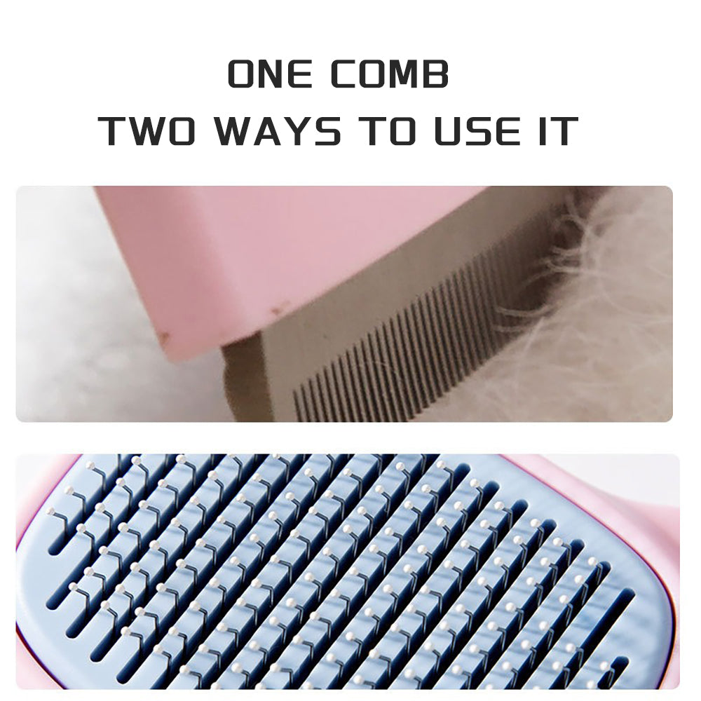 Pet Deshedding Grooming Brush For Reducing Shedding And Tangles
