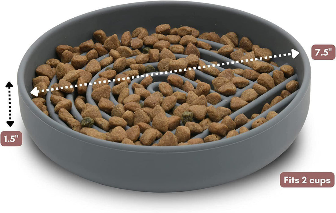 Simple Fashion Slow Feeding Pet Bowl For Controlled Eating And Digestion